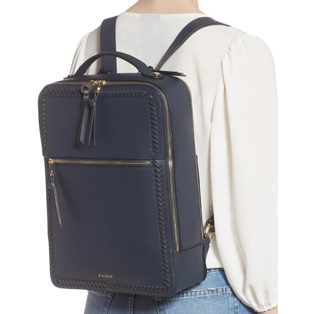 Calpak Kaya Laptop Backpack - Dark Navy | NWT - Picture 3 of 8